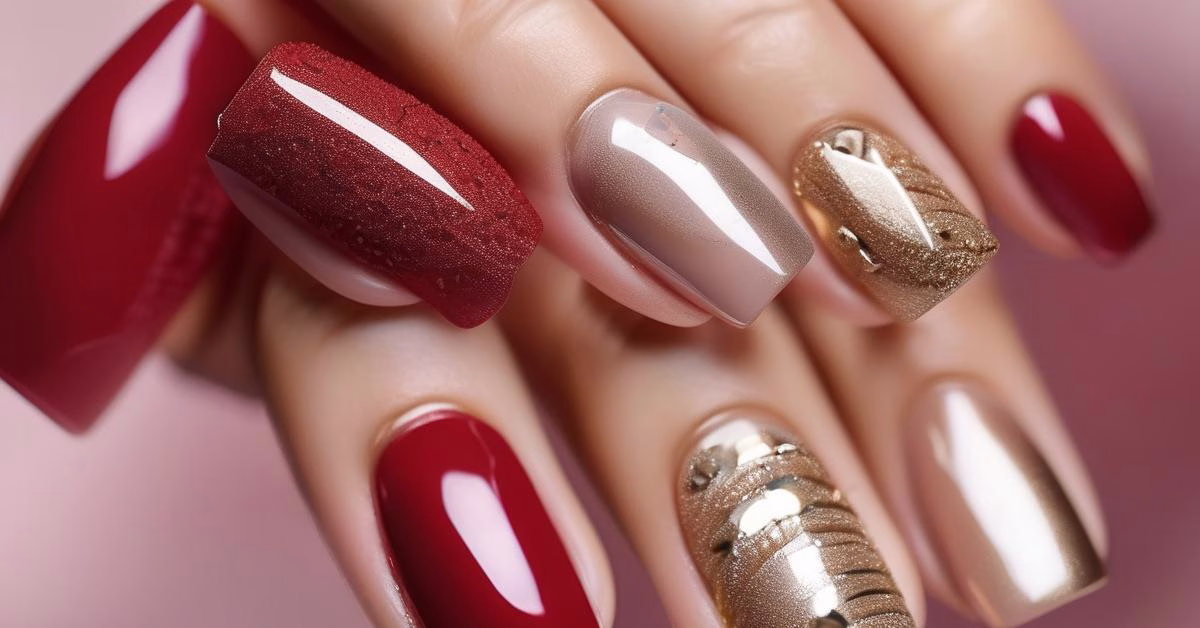 Czerwone paznokcie: Inspiracje, manicure hybrydowy i efektowne zdobienia 2025